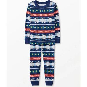 NWT - Hanna Andersson Unisex Christmas - Scandi Snowflake Fairisle - Size 2T
